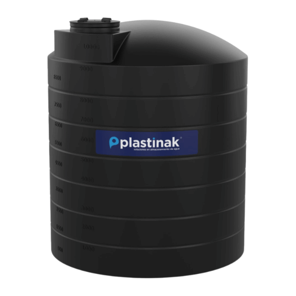Tanque de Almacenamiento Industrial 10000 Litros Estándar Negro Plastinak 33969