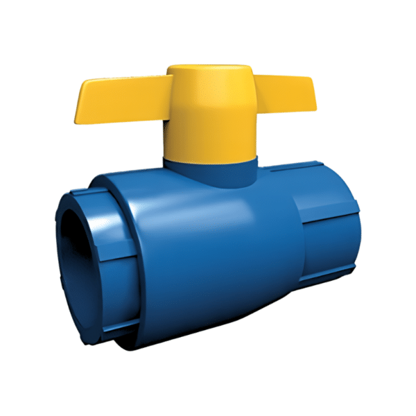 Válvula Esfera CPVC Azul 1/2" Flowguard 26-F8122-005