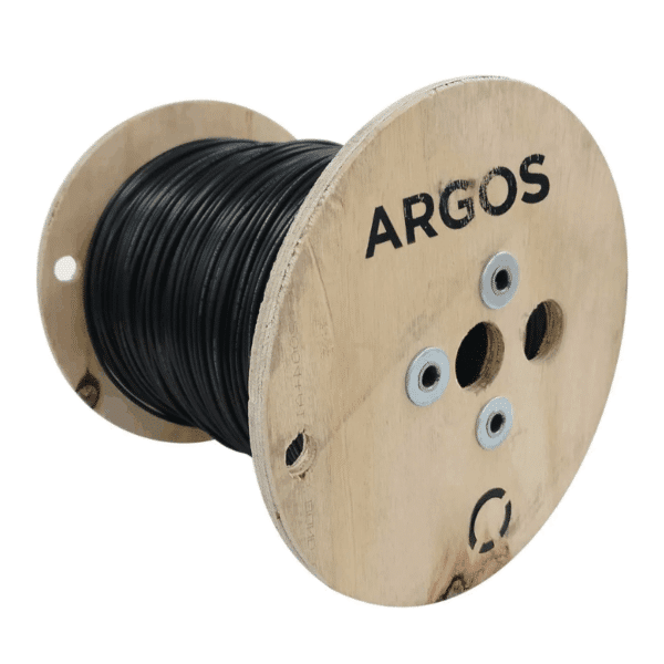 Cable Uso Rudo 2 Conductores Calibre 12 AWG Bobina de 500 Metros Argos 1352120/2C/12