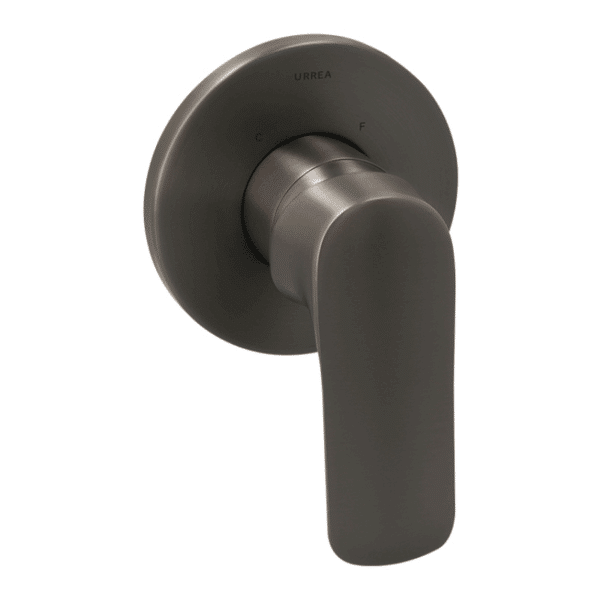 Monomando Sencillo para Regadera o Tina Cassia Gun Metal Urrea 9437LU.6