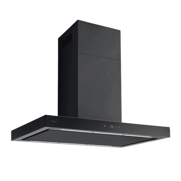 Campana Acero Inoxidable de Isla Negro 90cm Nuur CAMEXIS90ADIN