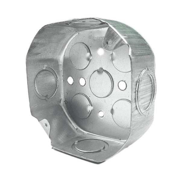 Caja Octagonal 4″ x 4″ Acero Galvanizado Argos 9840130
