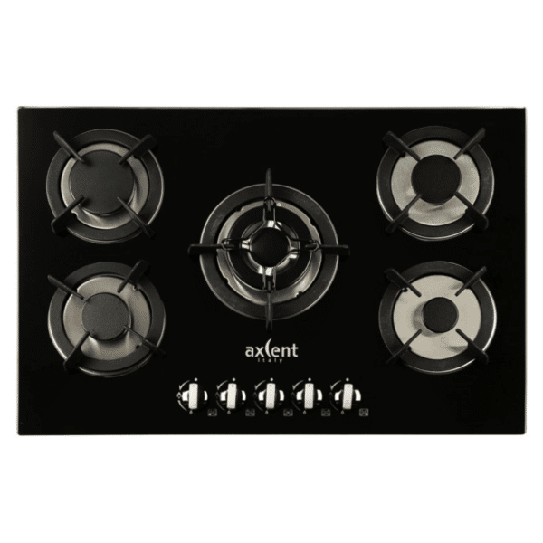 Parrilla Cristal Templado a Gas 5 Quemadores Anastasia Axcent JZ-BS5B