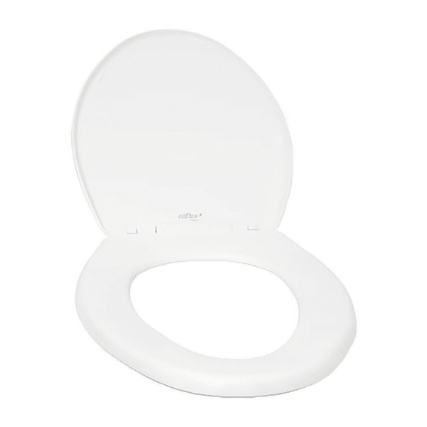 Asiento para WC Elongado Cierre Lento Frente Cerrado Blanco Coflex CH-A203