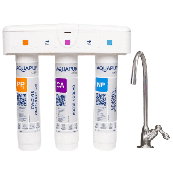 Purificador de Agua 3 Etapas Bajo Cubierta Aquapur WF-230