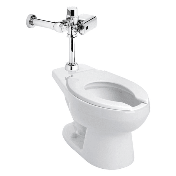 Paquete Institucional Taza NAO + Fluxómetro FB-110-38-3.5 + Asiento AF-1 Helvex NAO FB-3.5