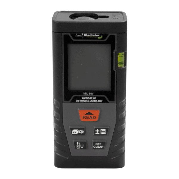 Medidor Láser de Área, Distancia y Volumen 40 metros Gladiator MDL 840/1