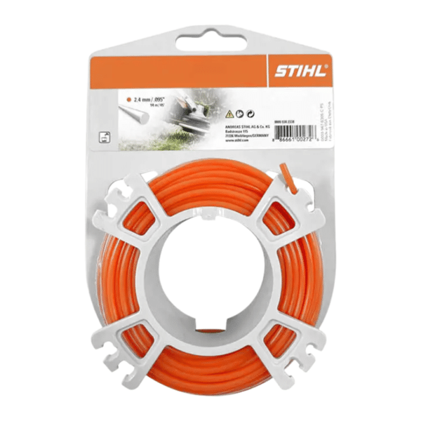 Hilo Redondo para Desbrozadora Naranja 2.4mm x 14m Stihl 0000 930 2338