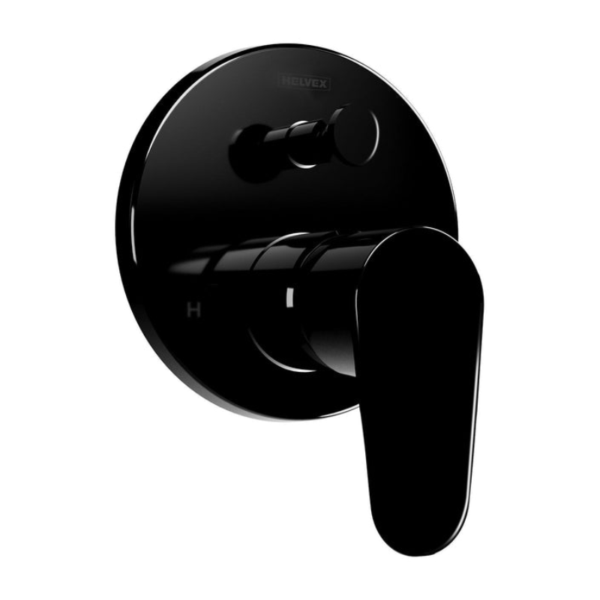 Monomando para Regadera o Tina con Desviador Century Obsidiana E-709-OB Helvex