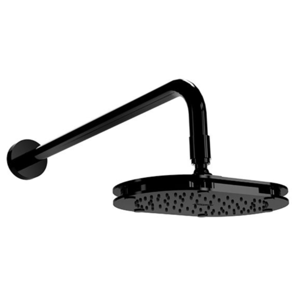 Regadera de Chorro Fijo con Brazo y Chapetón Aura H3005-TR035-OB Helvex